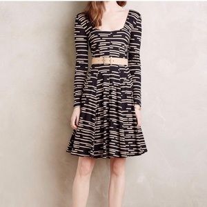 Anthropologie HD In Paris Saraid Stripe Jersey Knit Dress
